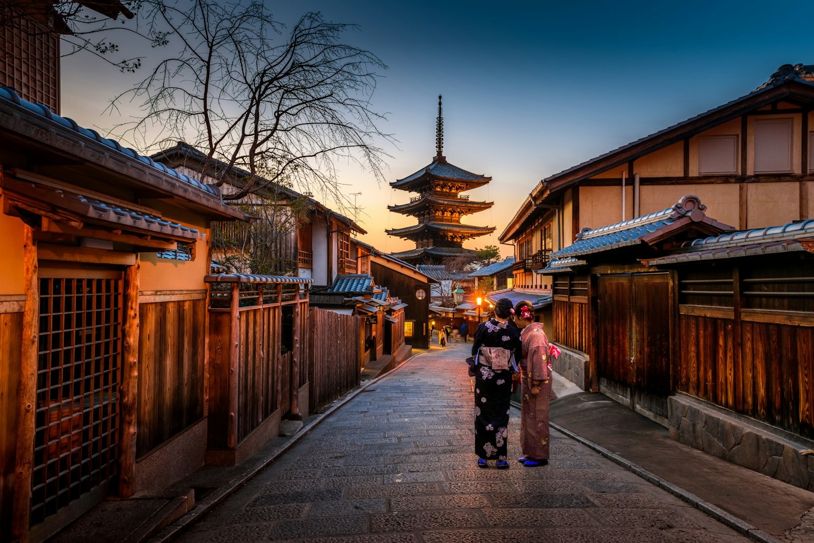 日本庭園與旅行風景