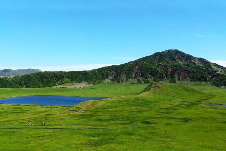 阿蘇草千里的山地草原